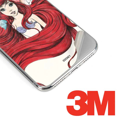 Disney The Little Mermaid Ariel Illustration iPhone XS Skin