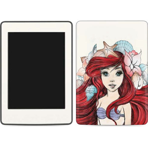 Disney The Little Mermaid Ariel Illustration Amazon Kindle Skin