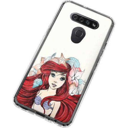Disney The Little Mermaid Ariel Illustration LG K51/Q51 Clear Case