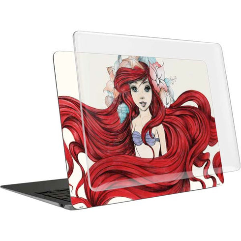 Disney The Little Mermaid Ariel Illustration MacBook Air 13in (2020) Case plus Skin