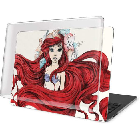 Disney The Little Mermaid Ariel Illustration MacBook Pro 13in (2020) Case plus Skin