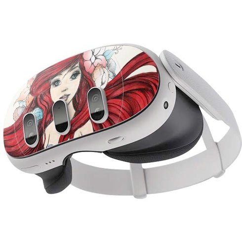 Disney The Little Mermaid Ariel Illustration Meta Quest 3 Skin
