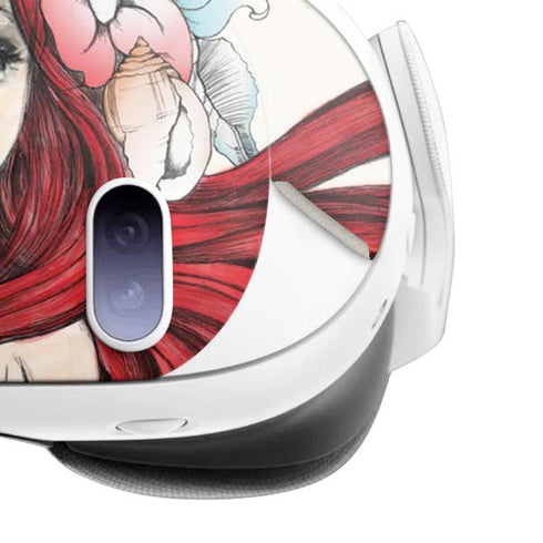 Disney The Little Mermaid Ariel Illustration Meta Quest 3 Skin