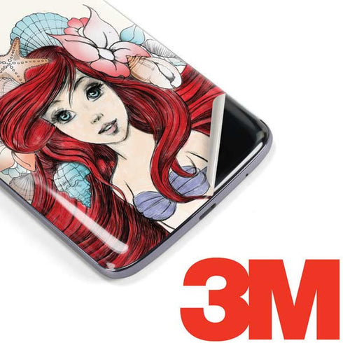 Disney The Little Mermaid Ariel Illustration Moto E5 Plus Skin