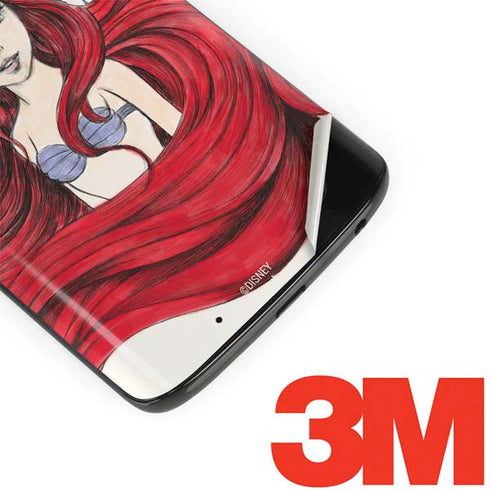 Disney The Little Mermaid Ariel Illustration Moto G6 Skin