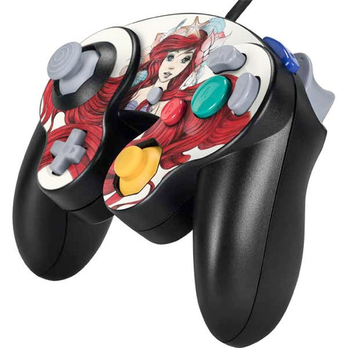 Disney The Little Mermaid Ariel Illustration Nintendo GameCube Controller Skin