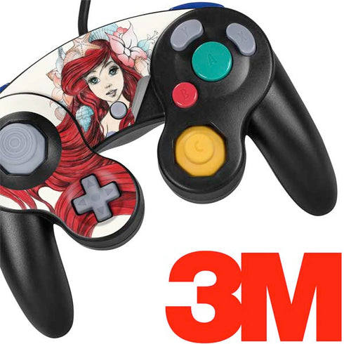 Disney The Little Mermaid Ariel Illustration Nintendo GameCube Controller Skin