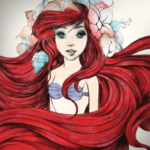 Disney The Little Mermaid Ariel Illustration Notebook 9 Pro 13in (2017) Skin