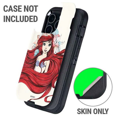 Disney The Little Mermaid Ariel Illustration Otterbox Defender iPhone Skin