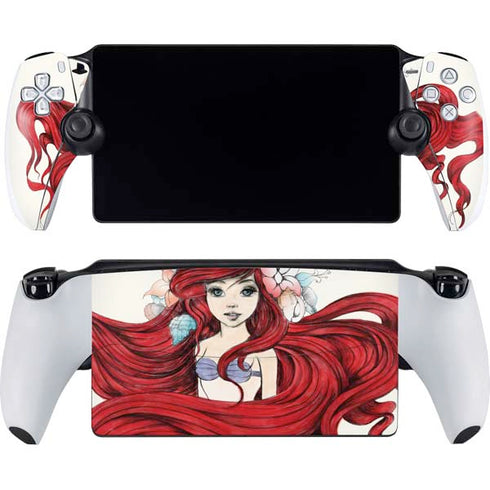 Disney The Little Mermaid Ariel Illustration PlayStation Portal Remote Player Skin