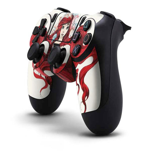 Disney The Little Mermaid Ariel Illustration PS4 Controller Skin