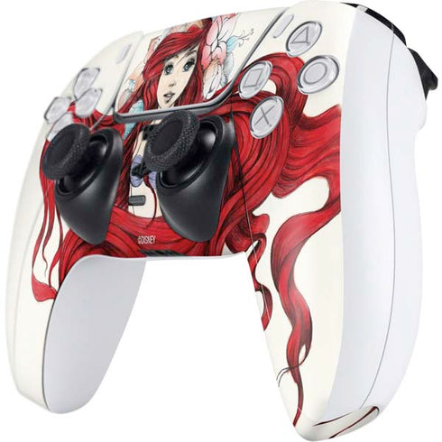 Disney The Little Mermaid Ariel Illustration PS5 Controller Skin