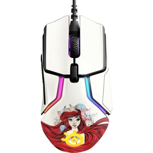 Disney The Little Mermaid Ariel Illustration SteelSeries Rival 600 Gaming Mouse Skin