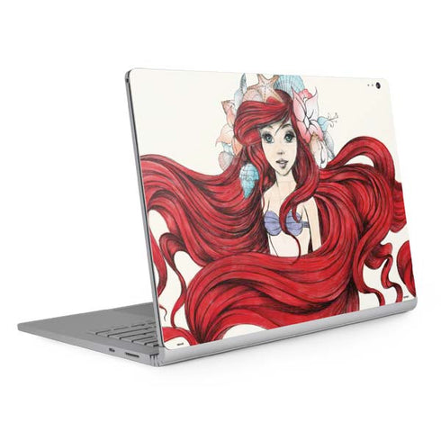 Disney The Little Mermaid Ariel Illustration Surface Book 2 13.5in Skin
