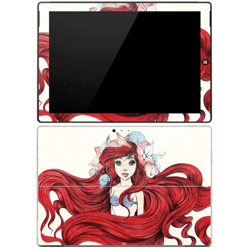 Disney The Little Mermaid Ariel Illustration Surface Pro 3 Skin