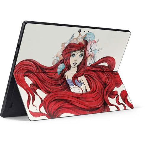 Disney The Little Mermaid Ariel Illustration Surface Pro 6 Skin