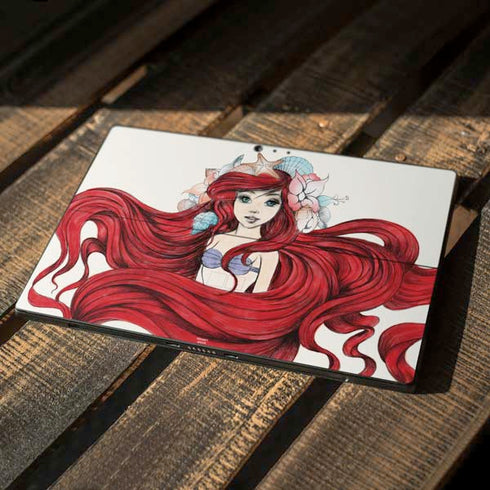Disney The Little Mermaid Ariel Illustration Surface Pro 6 Skin