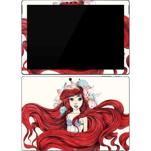 Disney The Little Mermaid Ariel Illustration Surface Pro 7 Skin