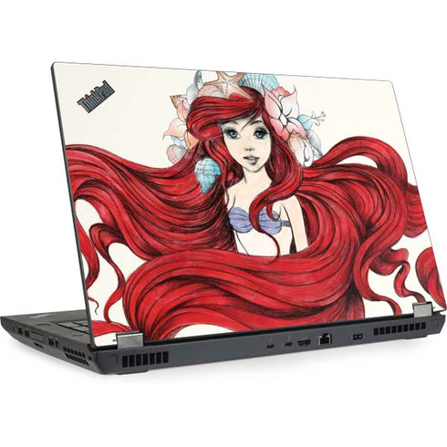 Disney The Little Mermaid Ariel Illustration Lenovo ThinkPad Skin