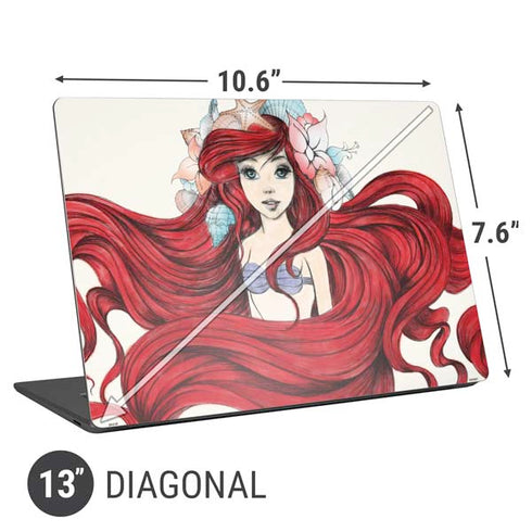 Disney The Little Mermaid Ariel Illustration Universal Laptop 13in (10.6 x 7.6in) Skin
