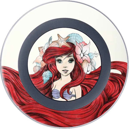 Disney The Little Mermaid Ariel Illustration Wireless Charger Skin