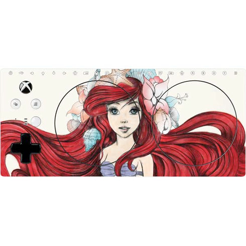 Disney The Little Mermaid Ariel Illustration Xbox Adaptive Controller Skin