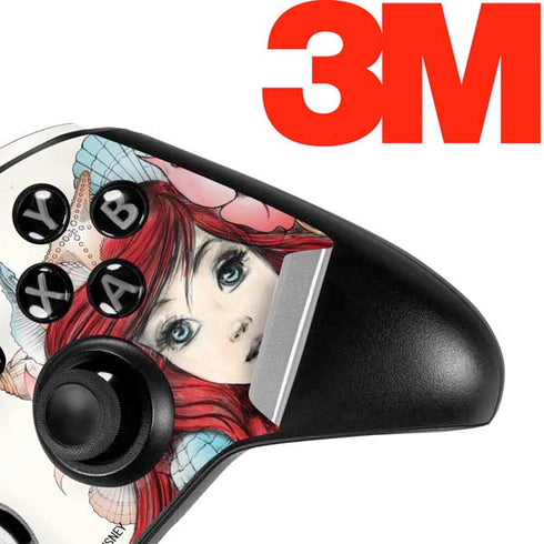 Disney The Little Mermaid Ariel Illustration Xbox One Elite Controller Skin
