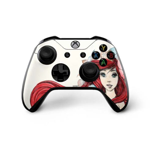 Disney The Little Mermaid Ariel Illustration Xbox One X Bundle Skin