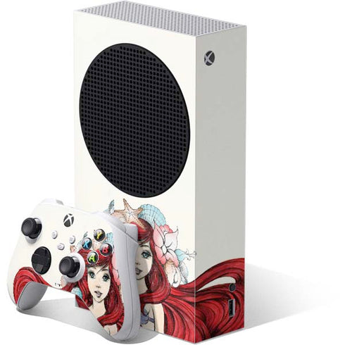 Disney The Little Mermaid Ariel Illustration Xbox Series S Bundle Skin