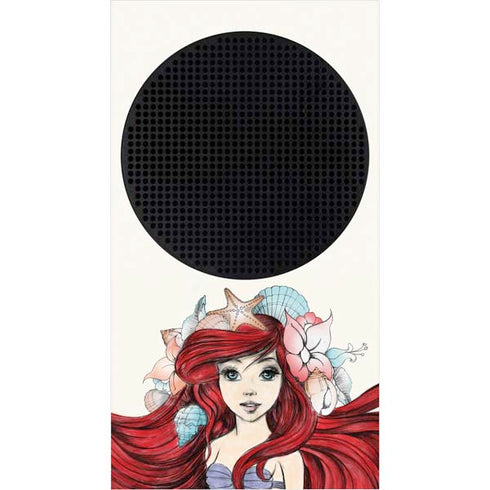 Disney The Little Mermaid Ariel Illustration Xbox Series S Console Skin