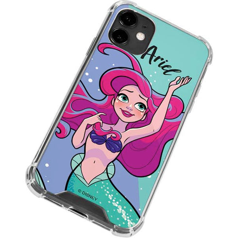 Disney Princess Ariel Art iPhone 12 Clear Case