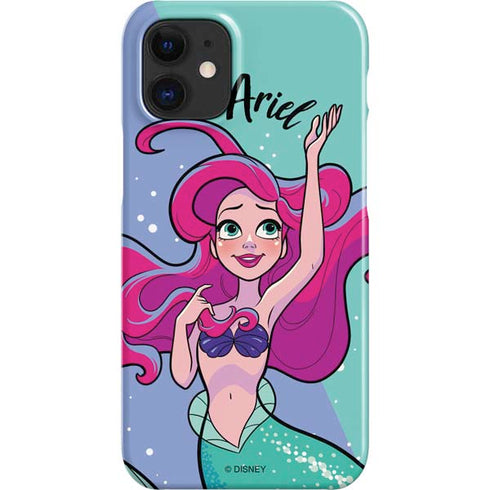 Disney Princess Ariel Art iPhone 12 Mini Lite Case