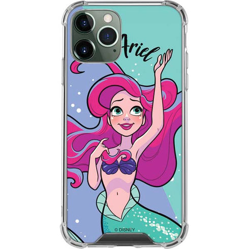 Disney Princess Ariel Art iPhone 12 Pro Clear Case
