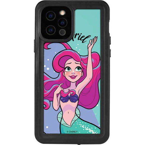 Disney Princess Ariel Art iPhone 12 Pro Waterproof Case