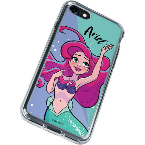 Disney Princess Ariel Art iPhone SE (2nd & 3rd Gen) Clear Case
