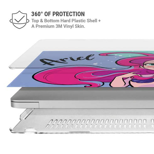 Disney Ariel MacBook Air 15in (2023-2025) Case plus Skin