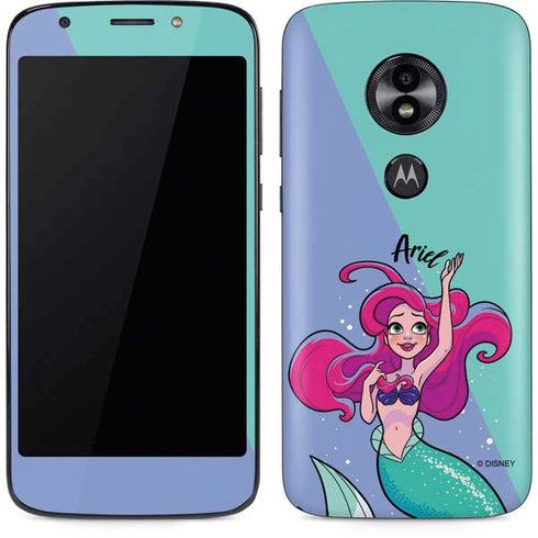 Disney Princess Ariel Art Moto E5 Play Skin
