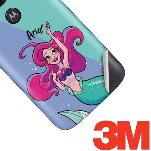 Disney Princess Ariel Art Moto E5 Play Skin