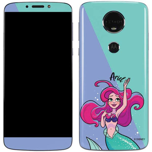 Disney Princess Ariel Art Moto E5 Plus Skin