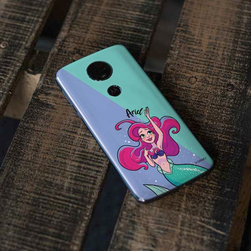 Disney Princess Ariel Art Moto E5 Plus Skin