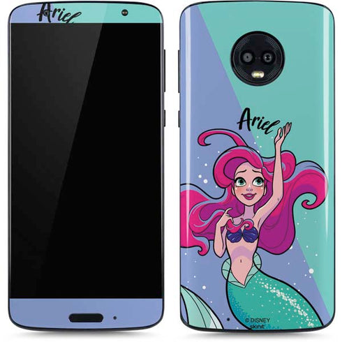 Disney Princess Ariel Art Moto G6 Skin