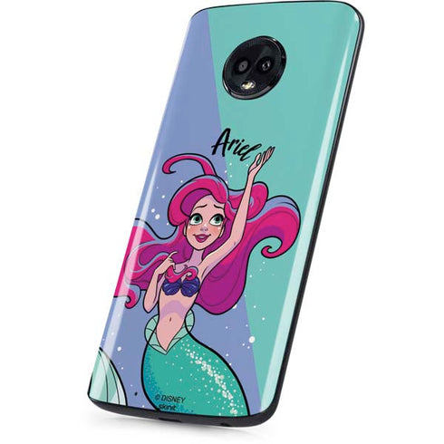 Disney Princess Ariel Art Moto G6 Skin