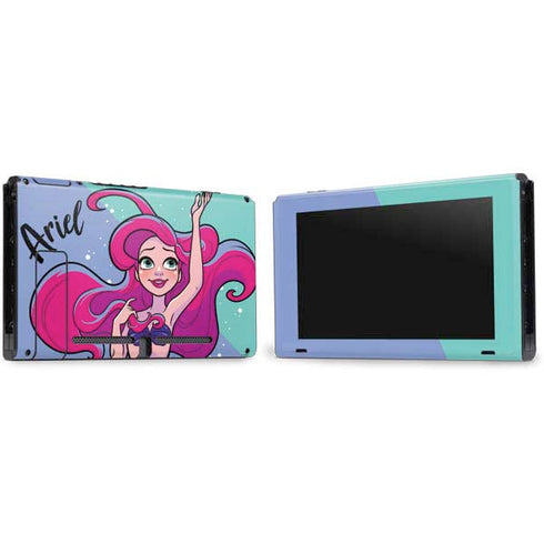 Disney Princess Ariel Art Nintendo Switch Bundle Skin