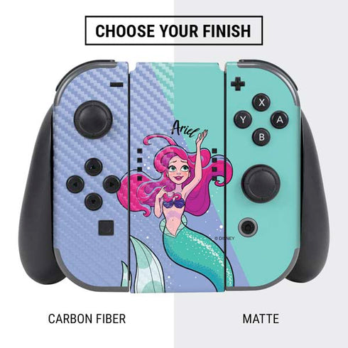 Disney Princess Ariel Art Nintendo Switch Bundle Skin