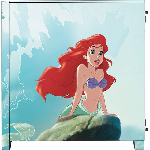 Disney The Little Mermaid Ariel Part of Your World Corsair 4000D Tempered Glass Mid-Tower ATX Case Skin