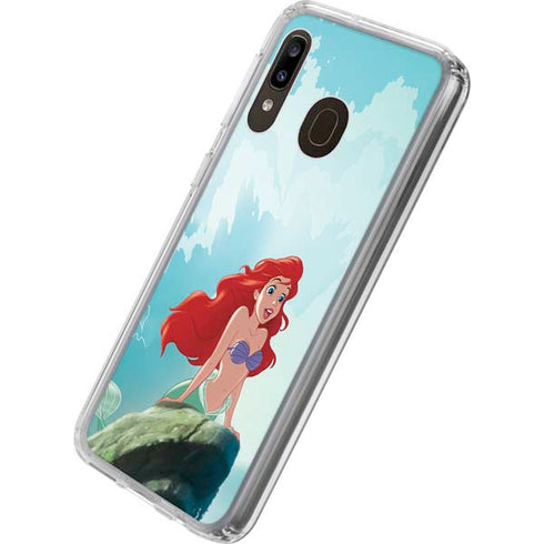 Disney The Little Mermaid Ariel Part of Your World Galaxy A20 Clear Case