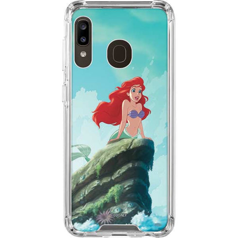 Disney The Little Mermaid Ariel Part of Your World Galaxy A30 Clear Case