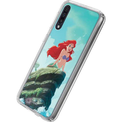 Disney The Little Mermaid Ariel Part of Your World Galaxy A50 Clear Case
