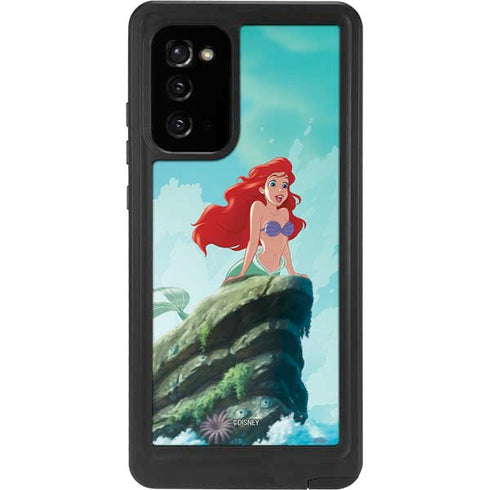 Disney The Little Mermaid Ariel Part of Your World Galaxy Note20 5G Waterproof Case