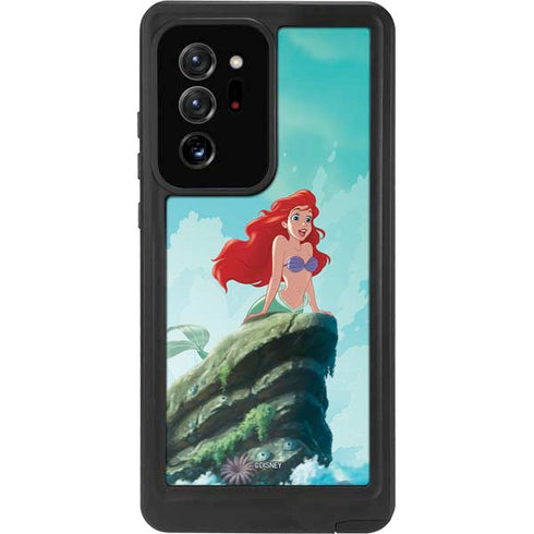 Disney The Little Mermaid Ariel Part of Your World Galaxy Note20 Ultra 5G Waterproof Case